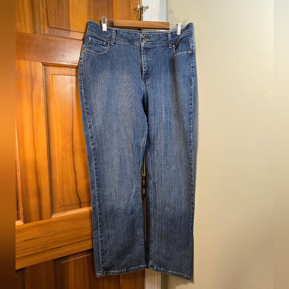 Riders By Lee Women's Bootcut Jeans Med Blue Sz 18 M